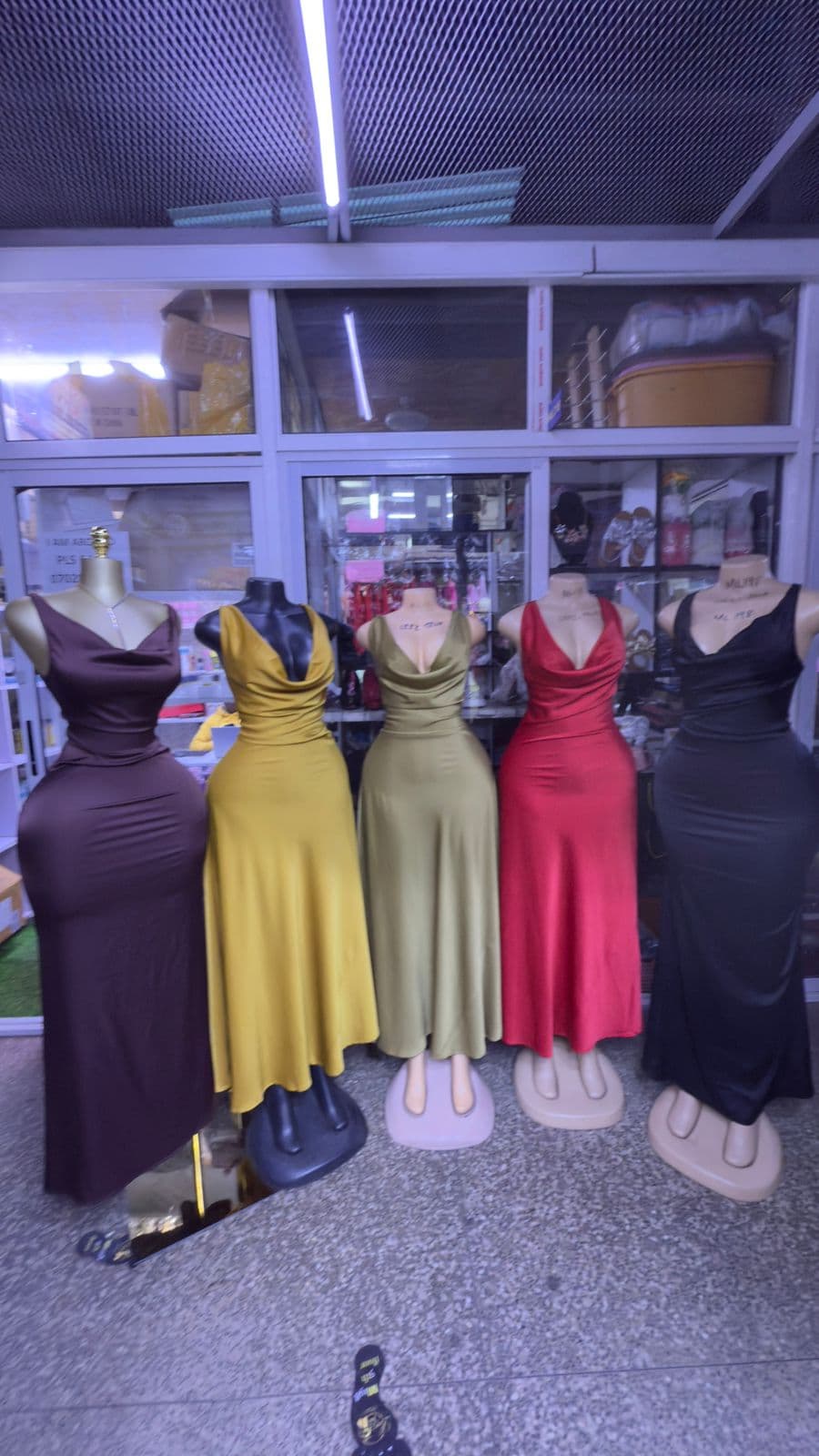 Silk long dress - Image 1