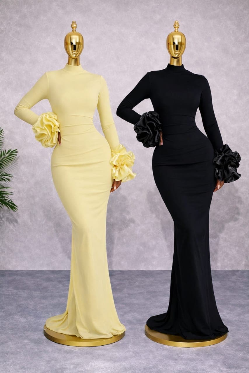 Butter yellow dress - Image 1